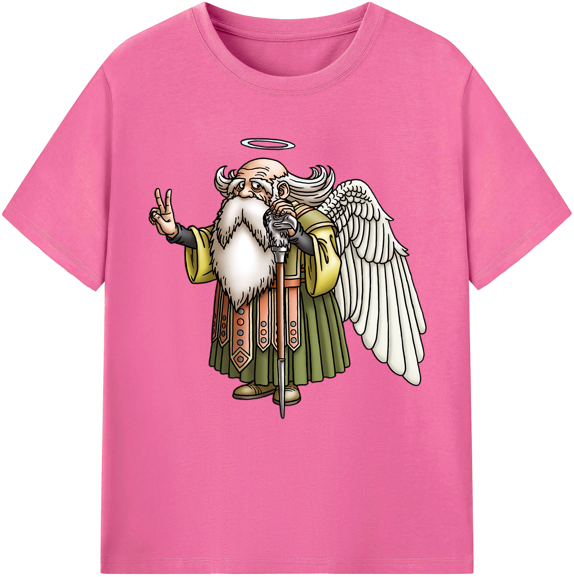 （画像用） ドラゴンクエスト Doragon Kuesuto Dragon Quest レディースカジュアルプリントTシャツ（綿100％）
